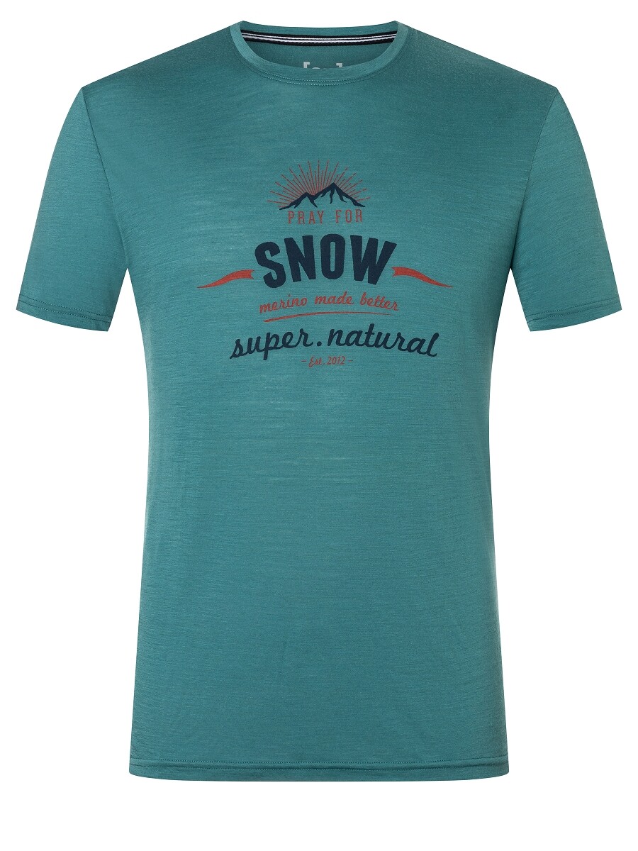 

Рубашка super.natural Merino Funktionsshirt, цвет petrol
