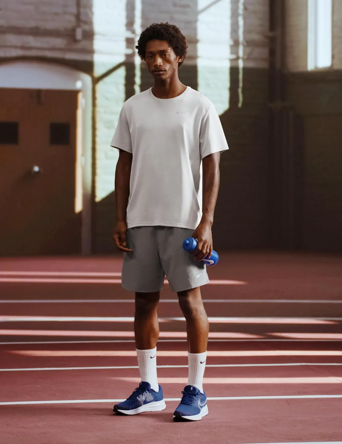Мужские кроссовки для бега по дороге Nike Run Defy, синий/белый/индиго/черный — фото 3