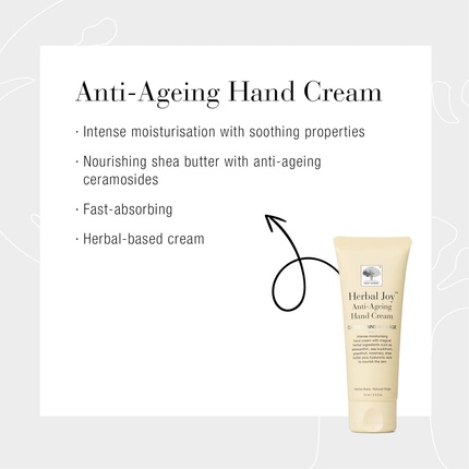 Крем для рук New Nordic Herbal Joy Anti-Aging с маслом ши и церамозидами New Nordic Ltd — фото 3