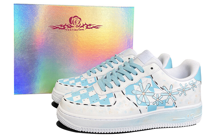 

Кроссовки Nike Air Force 1 Skateboard Shoes Men Low-Top Blue/White