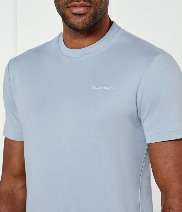 Футболка Calvin Klein Slim Fit, голубой — фото 4