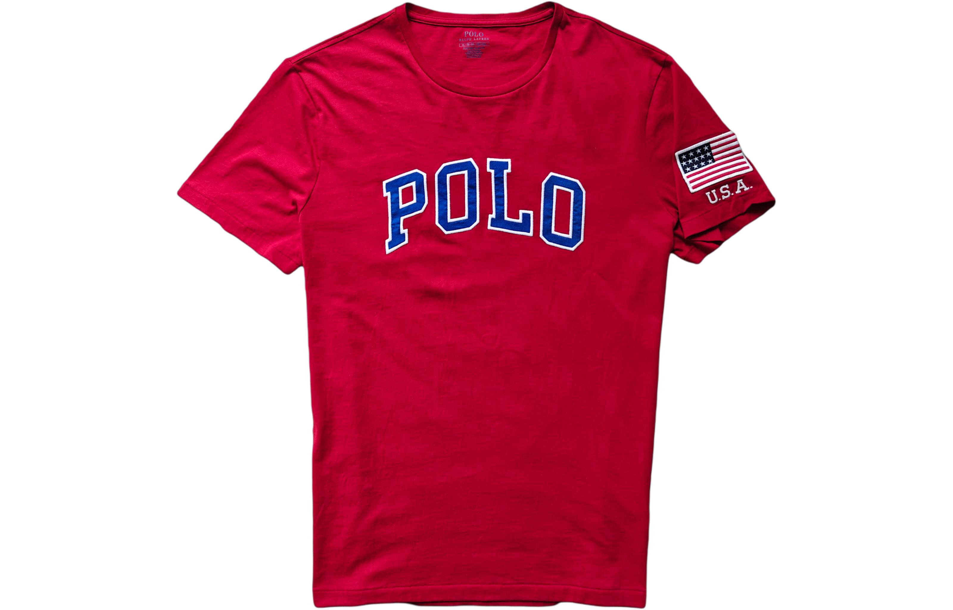 

Футболка мужская красная Polo Ralph Lauren