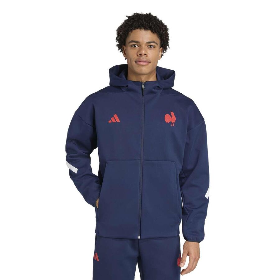 

Толстовка Adidas France Rugby на молнии
