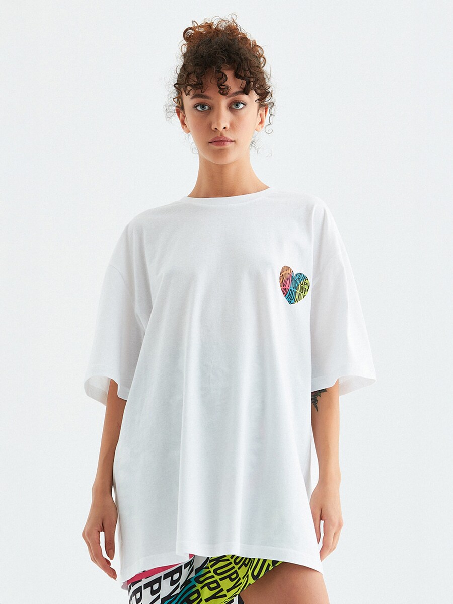 

Рубашка оверсайз Rockupy Samu, белый