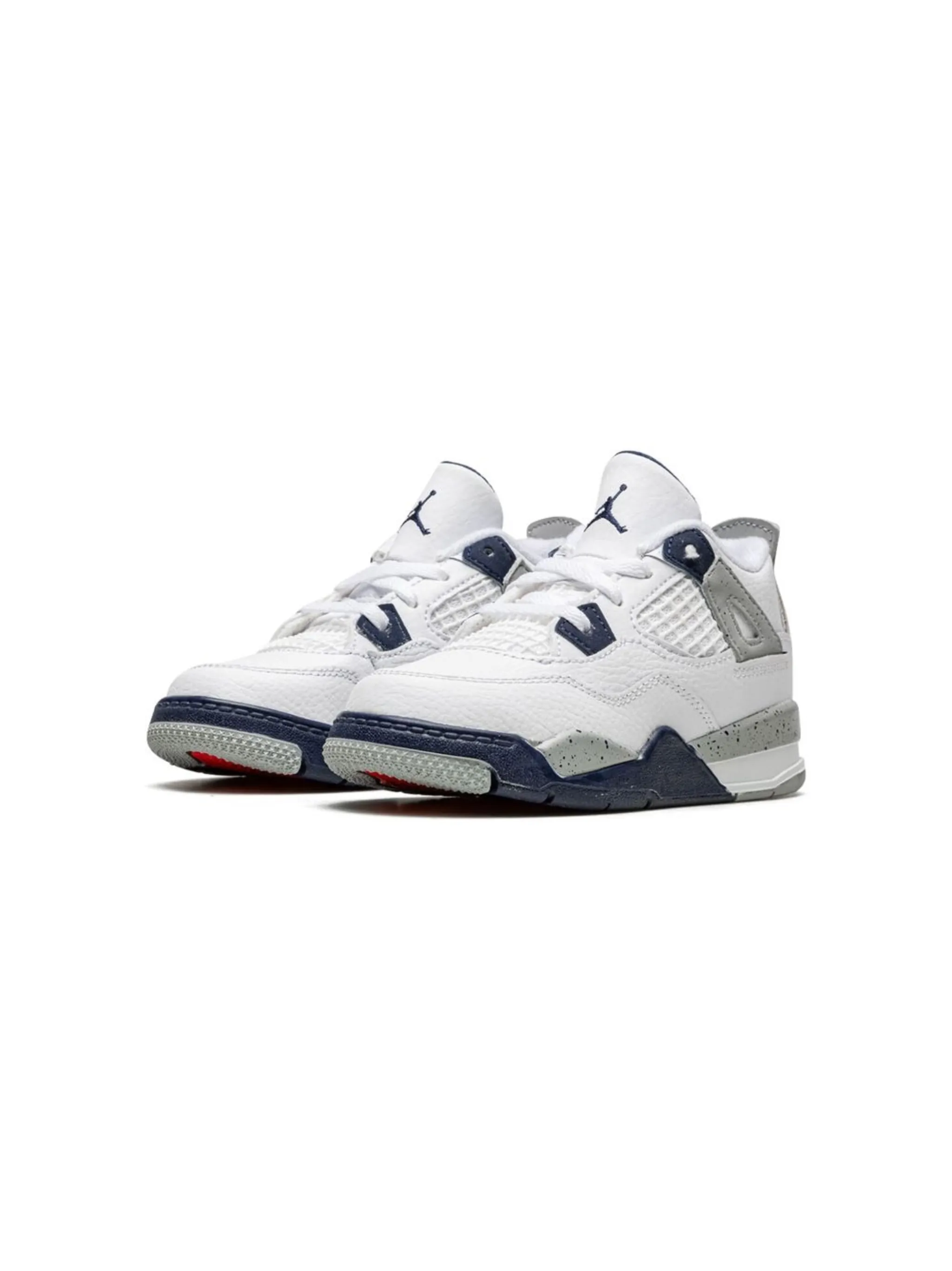 Кроссовки Air Jordan 4 Retro Military Jordan Kids, белый — фото 3
