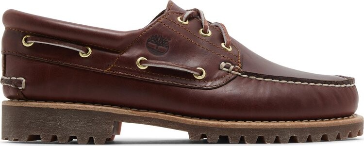 

Кроссовки 3-Eye Lug Handsewn Boat 'Burgundy', красный