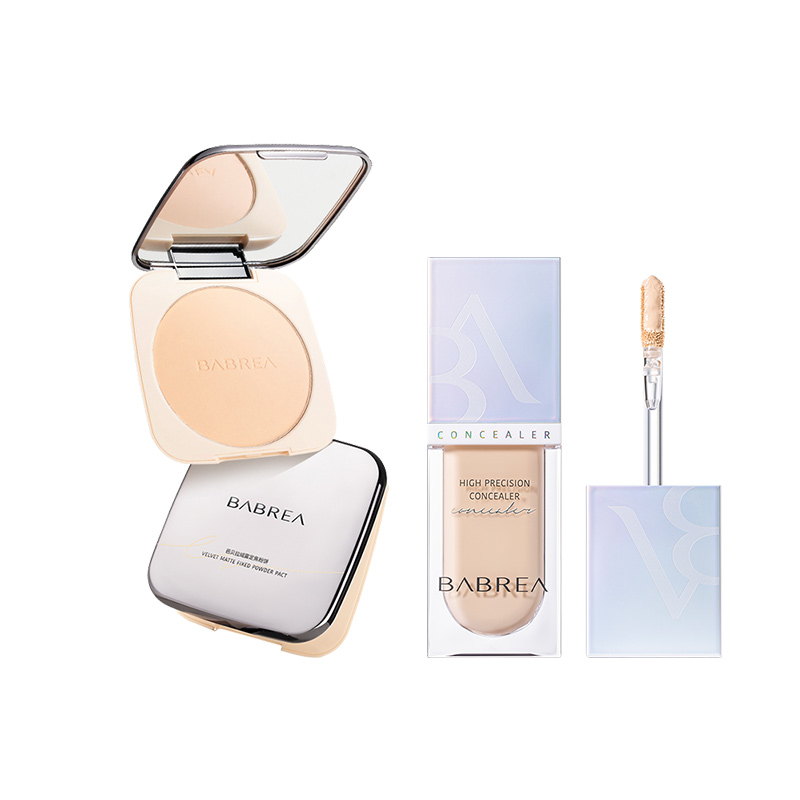

BABEILA пудра для фиксации макияжа Velvet Mist с эффектом матовой кожи и маскировкой несовершенств + консилер BABREA