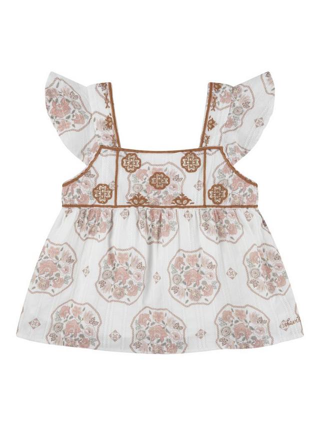 

Детский топ с расклешёнными рукавами Levi's, Gardenia