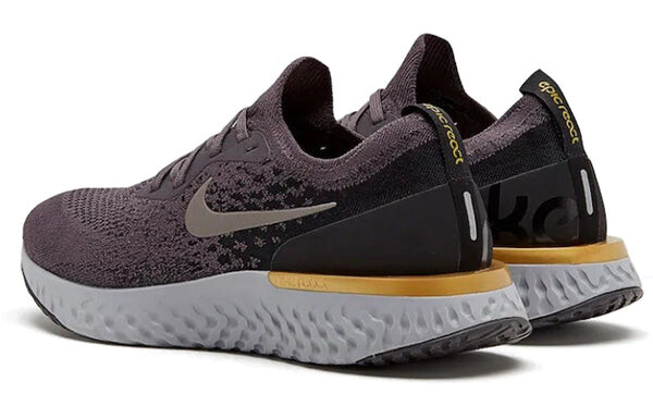 Кроссовки epic react flyknit Nike, серый — фото 4