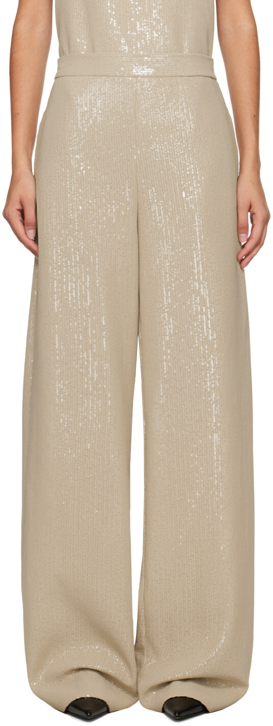 

Бежевые брюки Stelvio Max Mara, Бежевый, Бежевые брюки Stelvio Max Mara