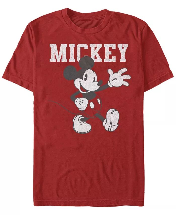 

Мужская футболка Simply Mickey с коротким рукавом и круглым вырезом Fifth Sun, красный