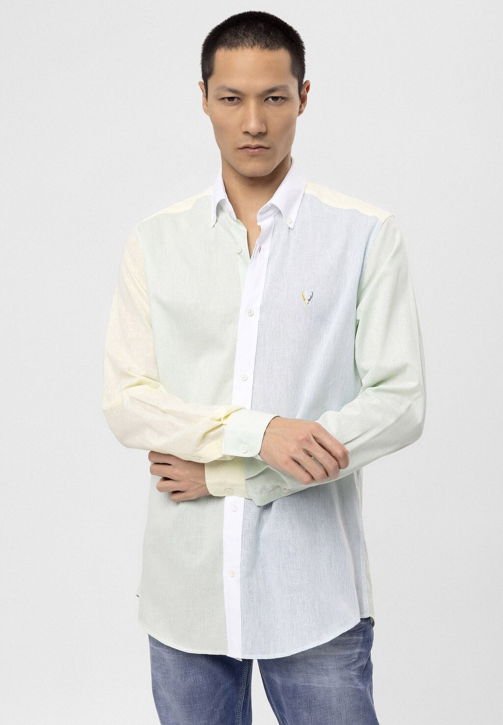 

Рубашка By Diess Collection, цвет green yellow
