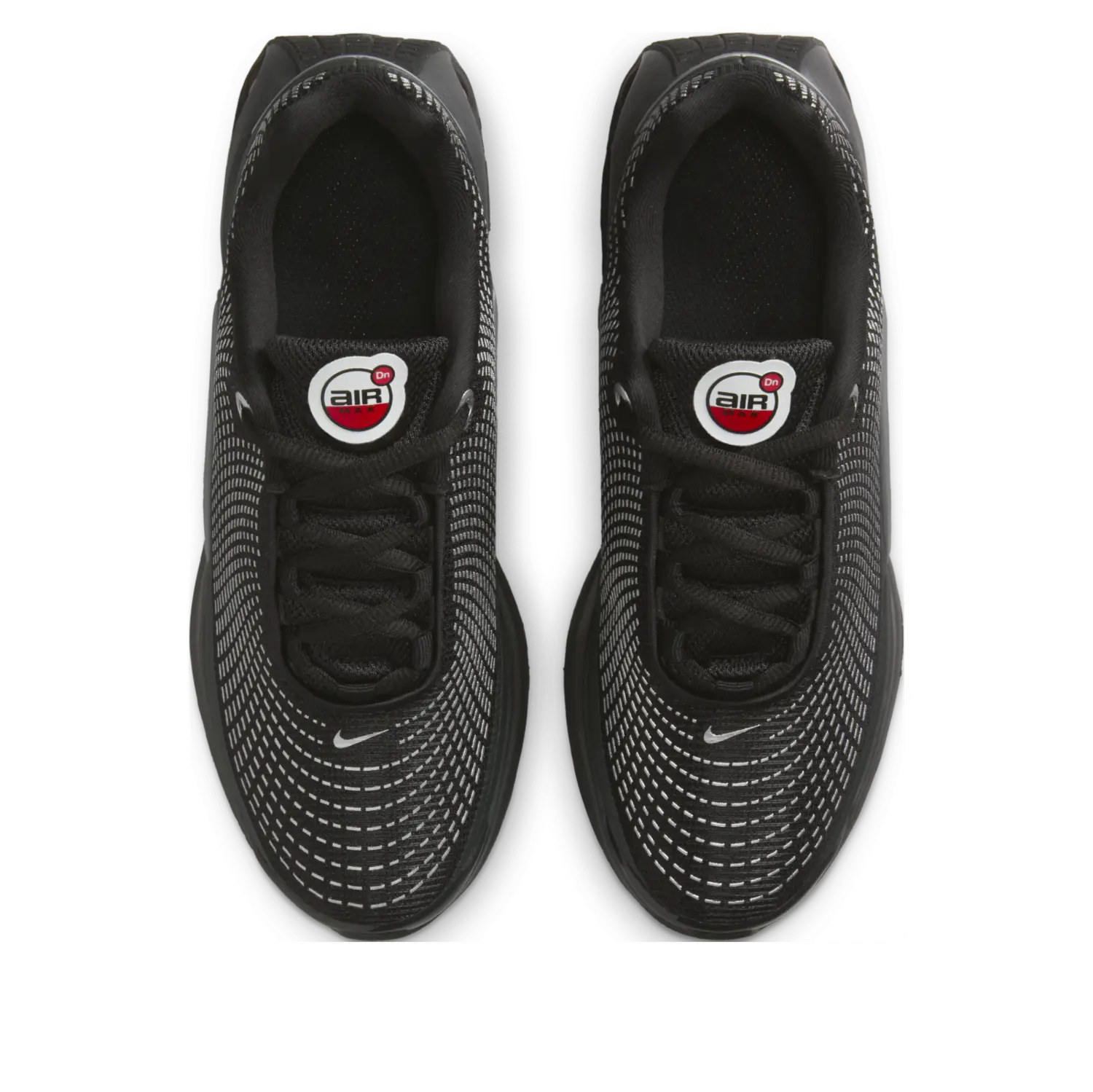 Кроссовки (GS) Nike Air Max Dn 'Black Metallic Silver University Red' — фото 2