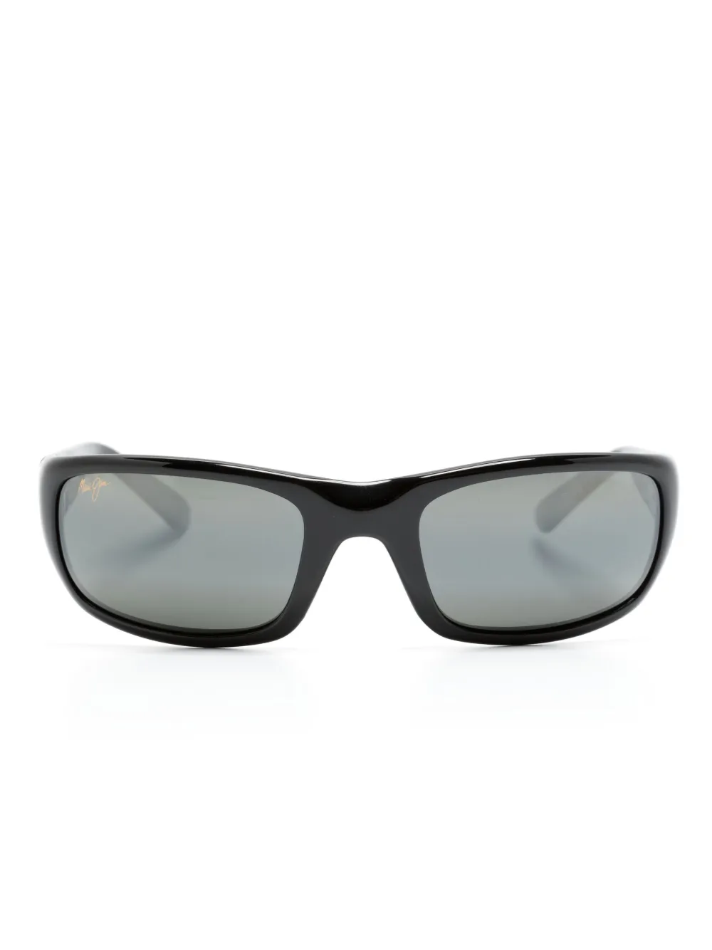 

Солнцезащитные очки в прямоугольной оправе с логотипом Maui Jim, черный
