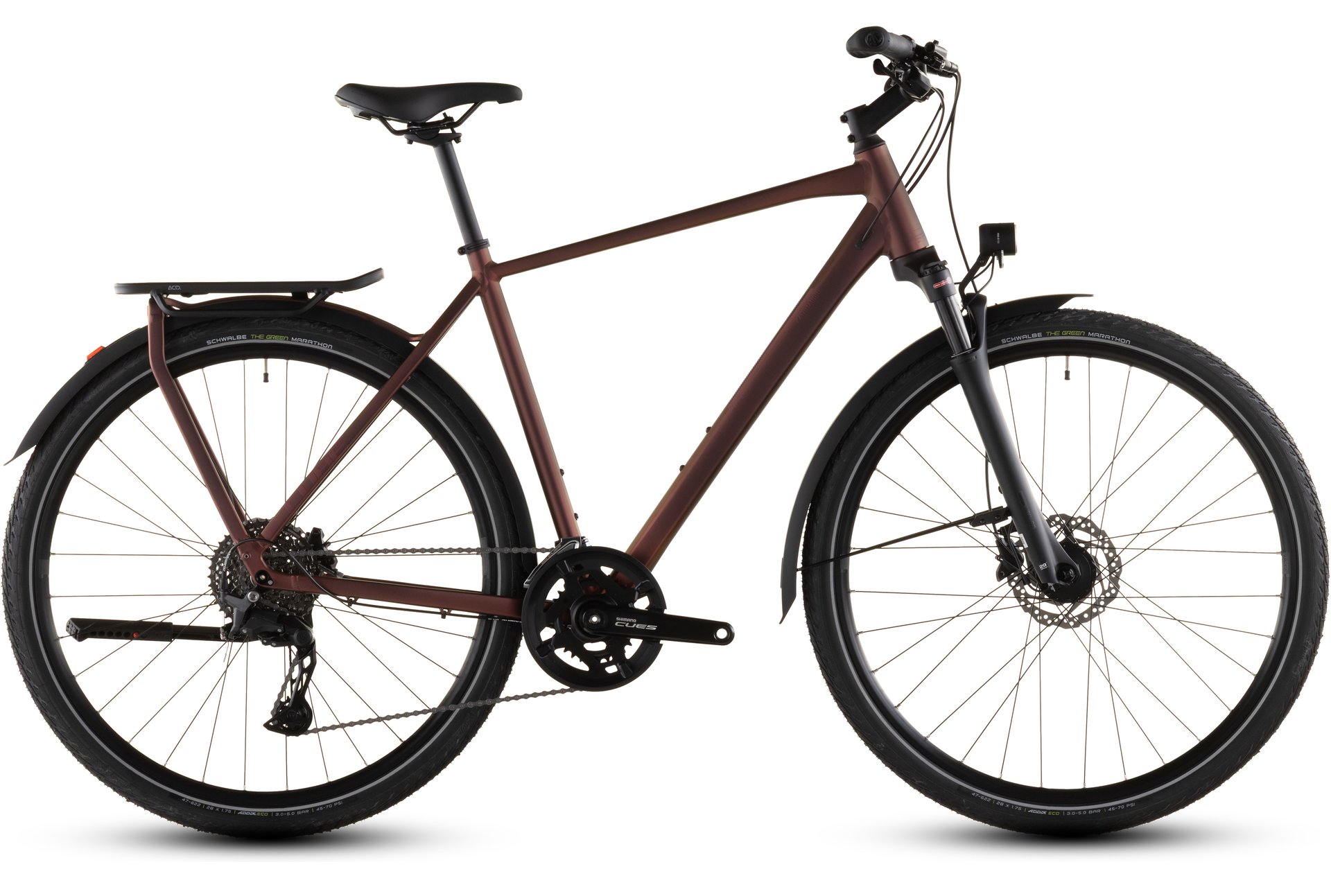 

Трекинговый велосипед Cube Kathmandu pro - 28 дюймов - diamant - 2026, braun | sunglow´n´prizm