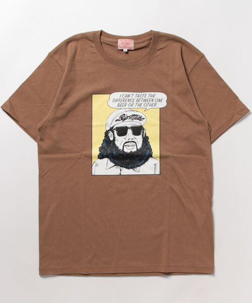 

Футболка с коротким рукавом, комиксы BIG MIKE, коричневая