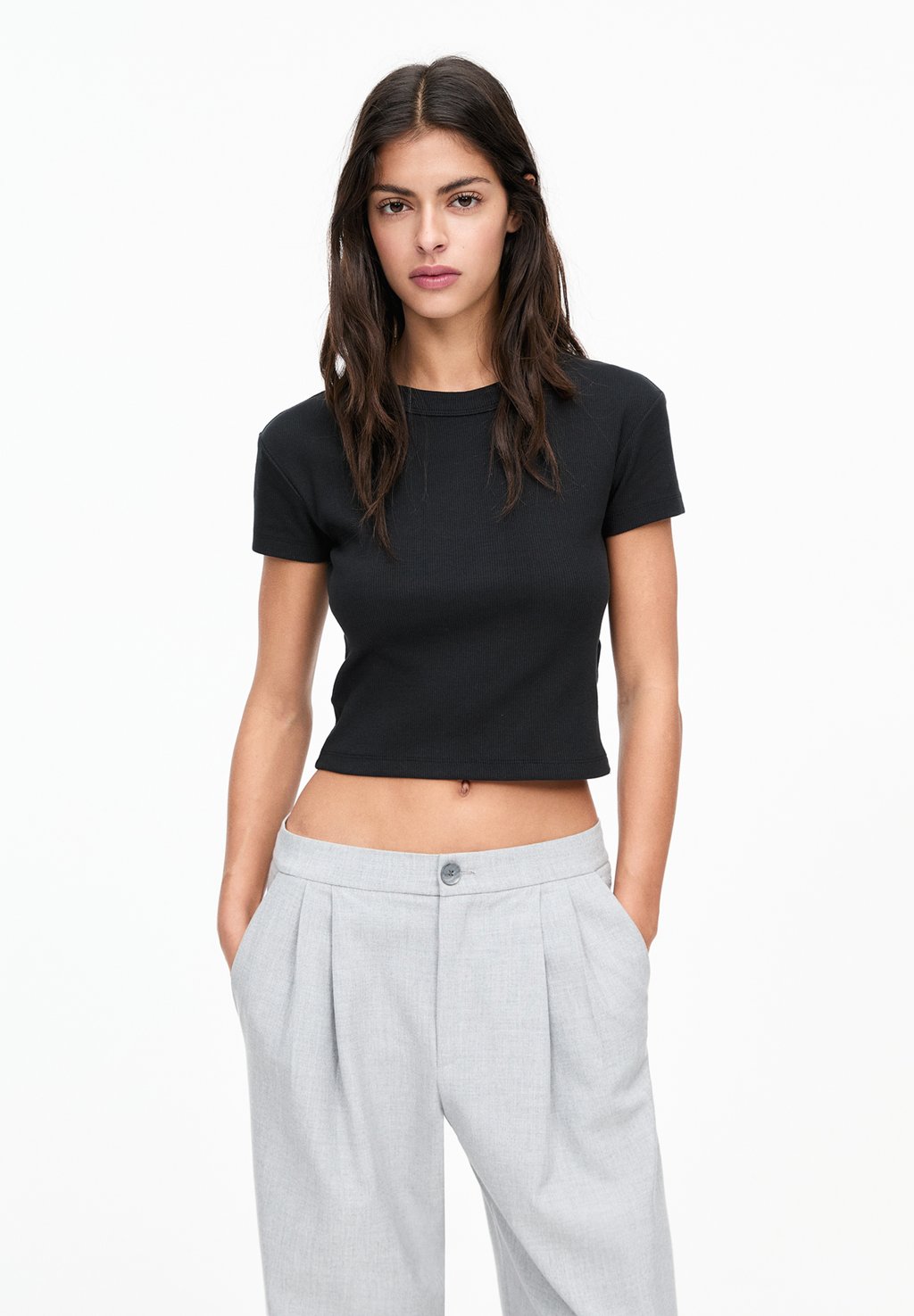 

Футболка с принтом SHORT SLEEVE 2 PACK PULL&BEAR, белый