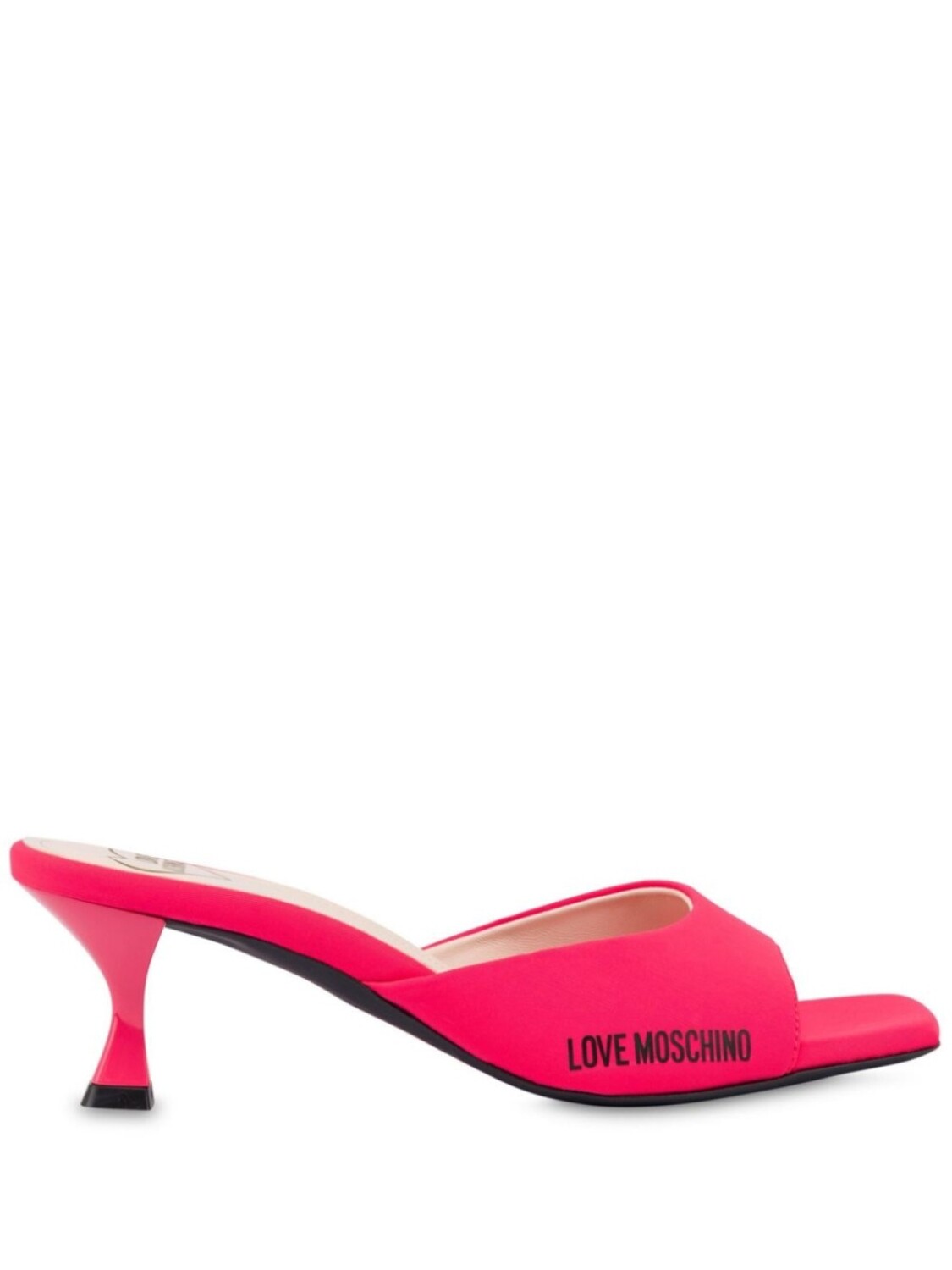 

Мюли с квадратным носком Love Moschino, розовый