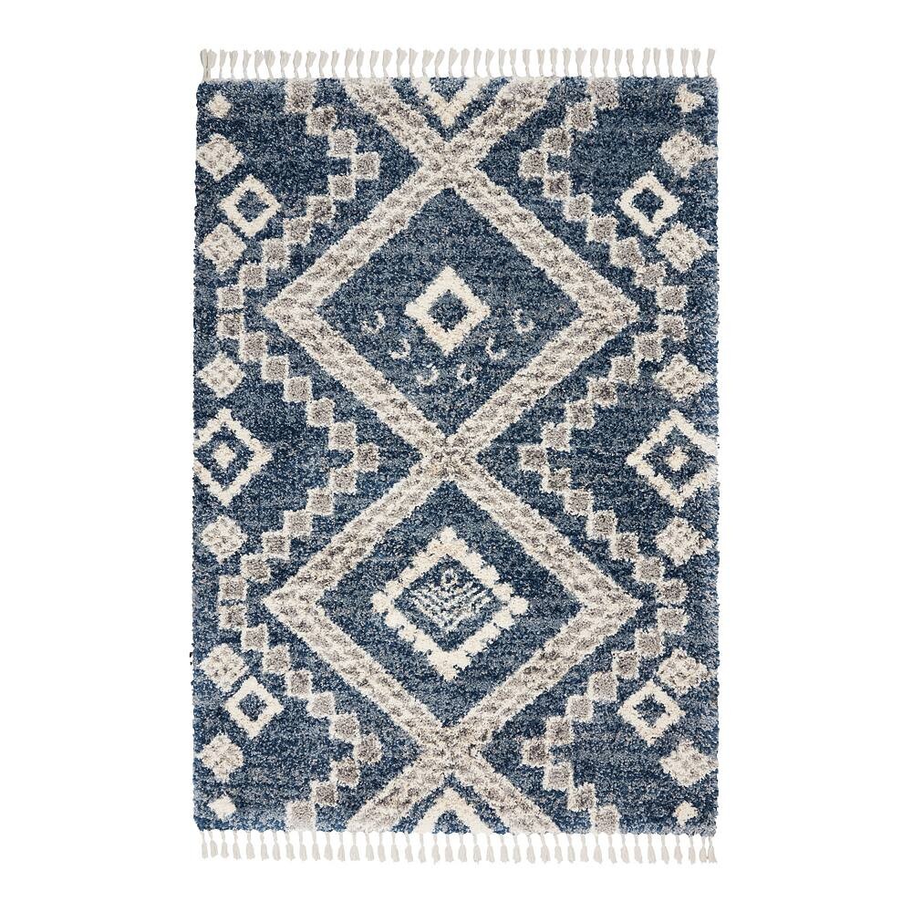 

Nourison Скандинавский ковер с ворсом боярышника, цвет Denim Blue