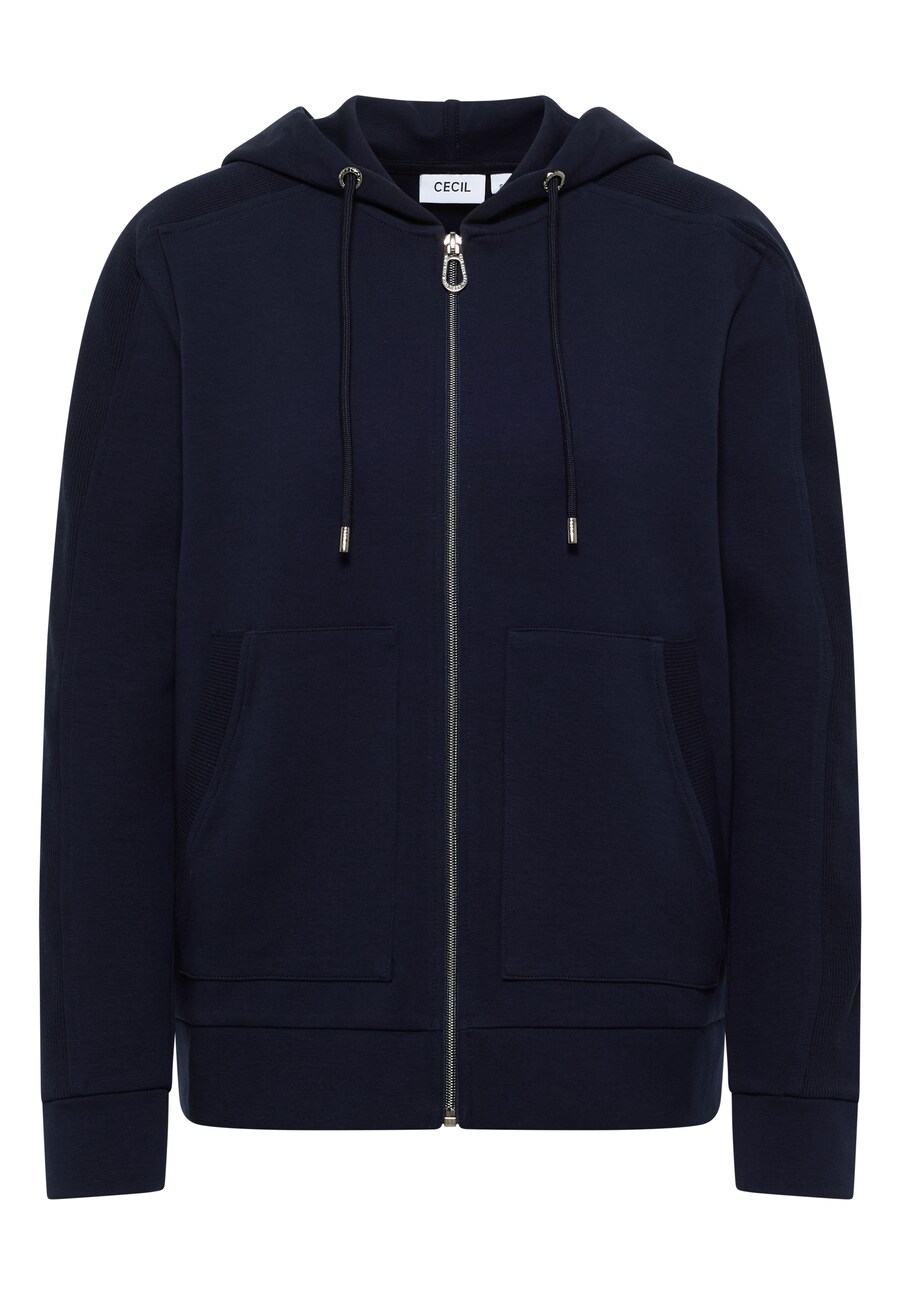 

Толстовка с капюшоном на молнии CECIL, Night Blue