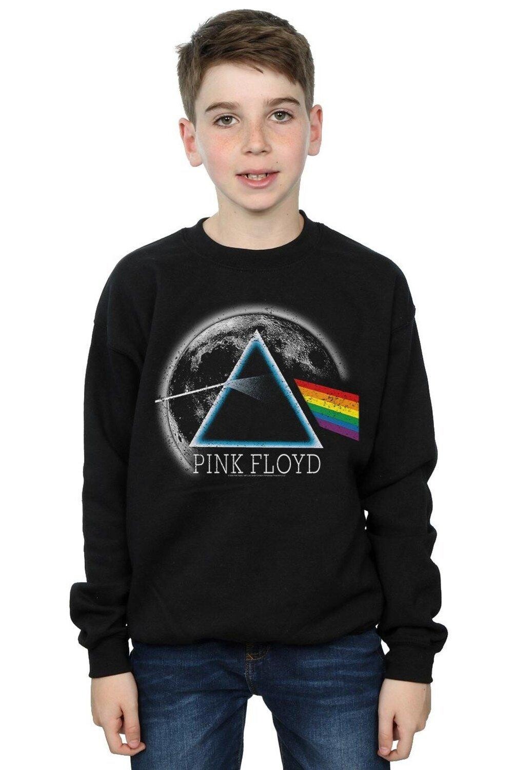 

Толстовка с потертостями Dark Side Of The Moon Pink Floyd, черный