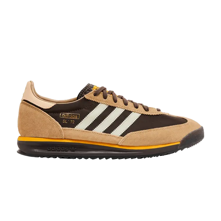 

Кроссовки adidas SL72 RS 'Brown Preloved Yellow', коричневый