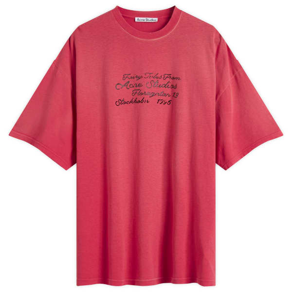 

Футболка Edra fairy Acne Studios, ярко-красный