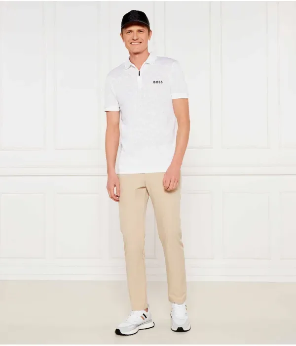 Поло Philix TOC JQ slim fit Boss Green, белый — фото 2