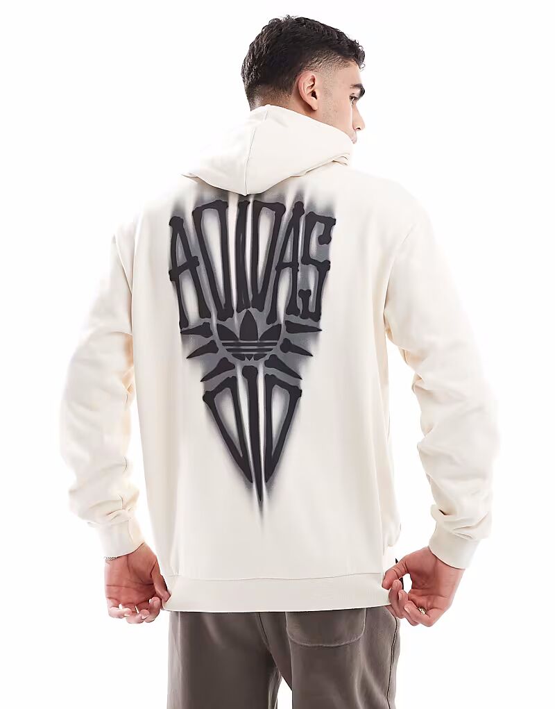 

Толстовка Adidas Originals Skeleton в цвете Wonder White