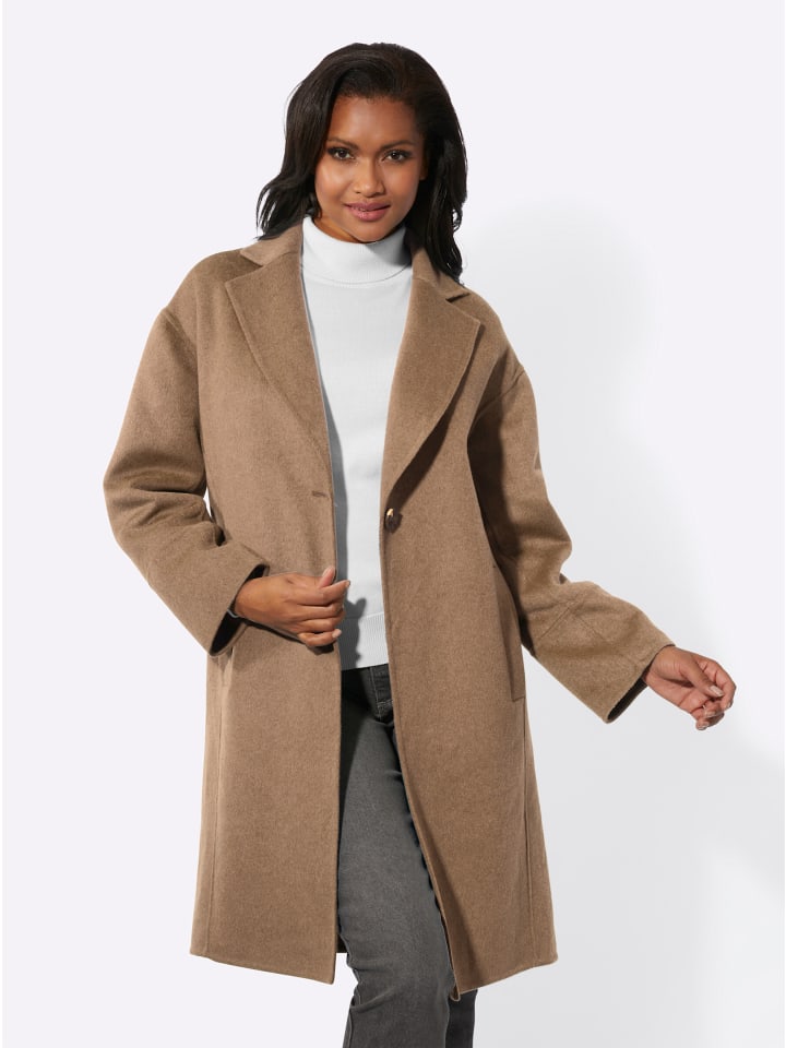 

Короткое пальто цвета верблюжьей шерсти WITT WEIDEN