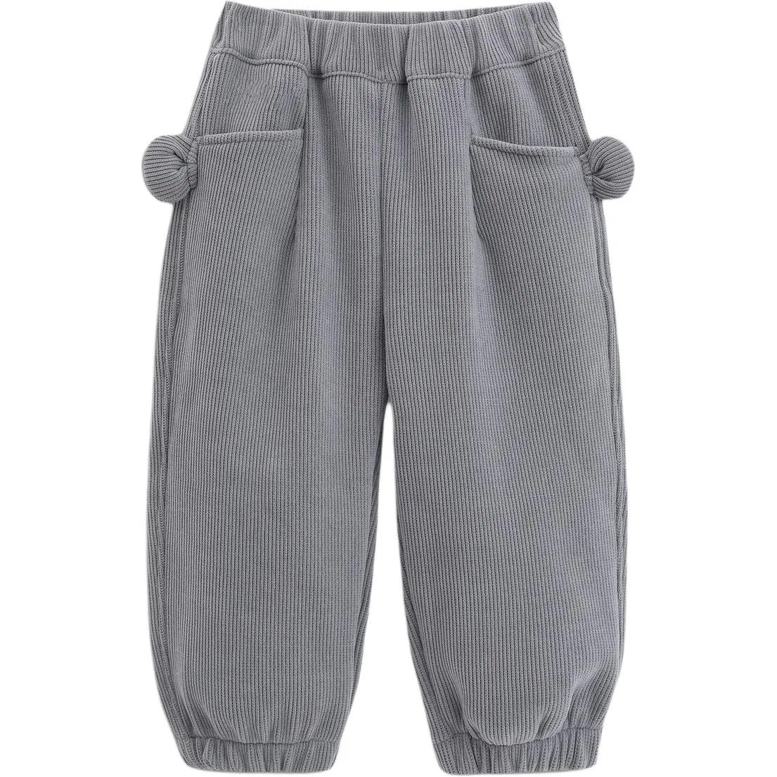 Детские брюки из вельвета с начесом GAP Marine Blue — фото 4