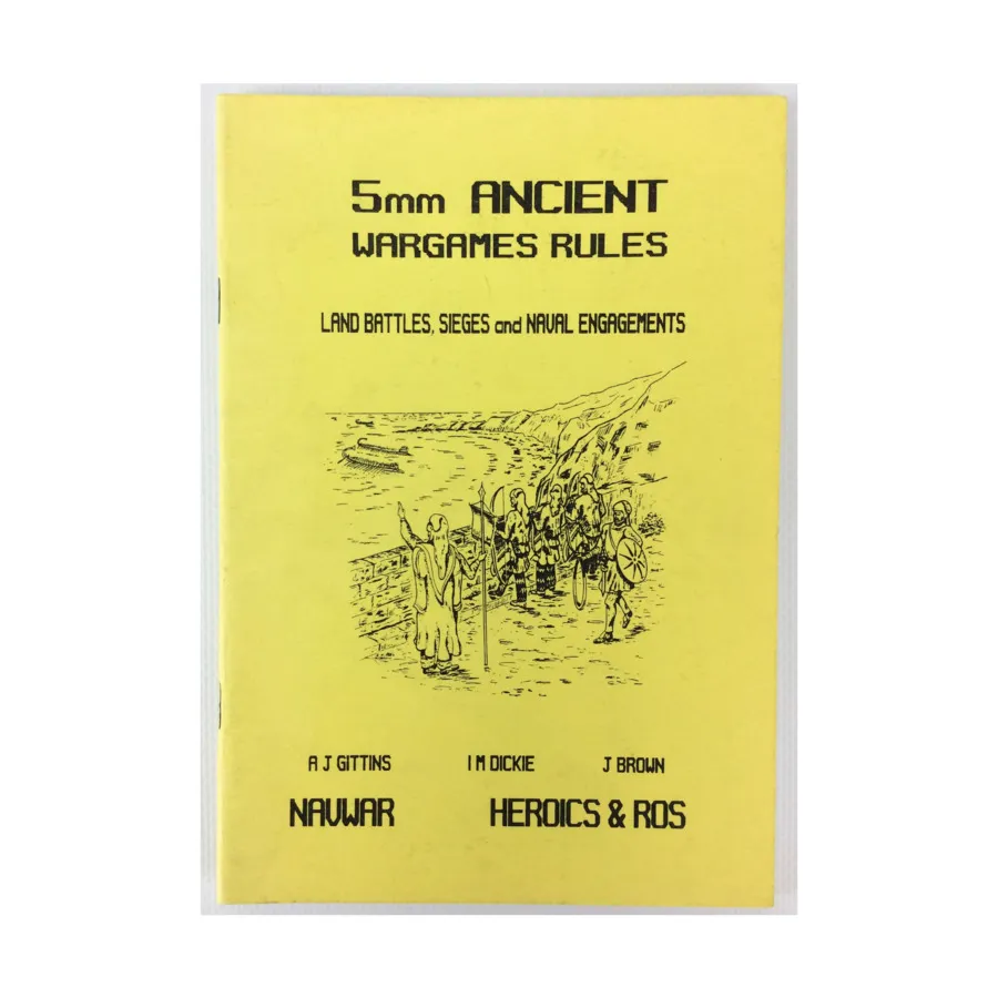 

Правила древних военных игр 5 мм — (2-е исправленное издание) — Сухопутные сражения, осады и морские сражения, Miniature Rules (NavWar)