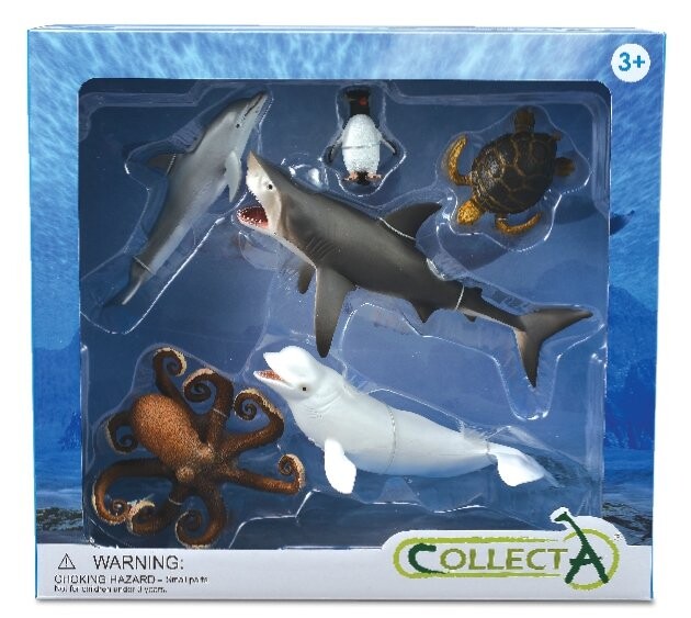 

Collecta, Коллекционная фигурка, Подоконник с морскими животными, 6 шт., кат. № 89868.