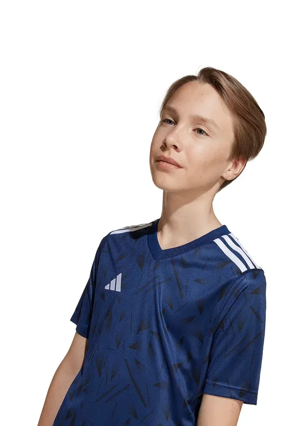 Футболка спортивная Adidas Performance, сине-белая — фото 3