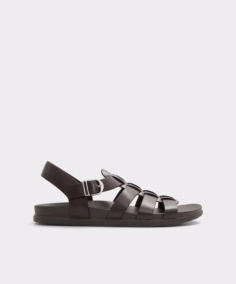 

Мужские кожаные сандалии коричневого цвета Aldo, коричневый