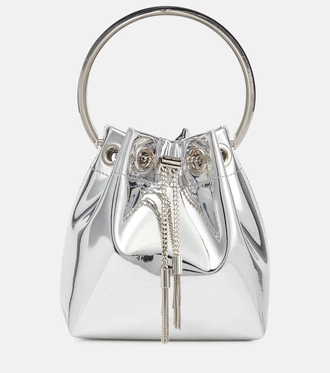 

Сумка-ведро Bon Bon Jimmy Choo, серебряный, Серый, Сумка-ведро Bon Bon Jimmy Choo, серебряный