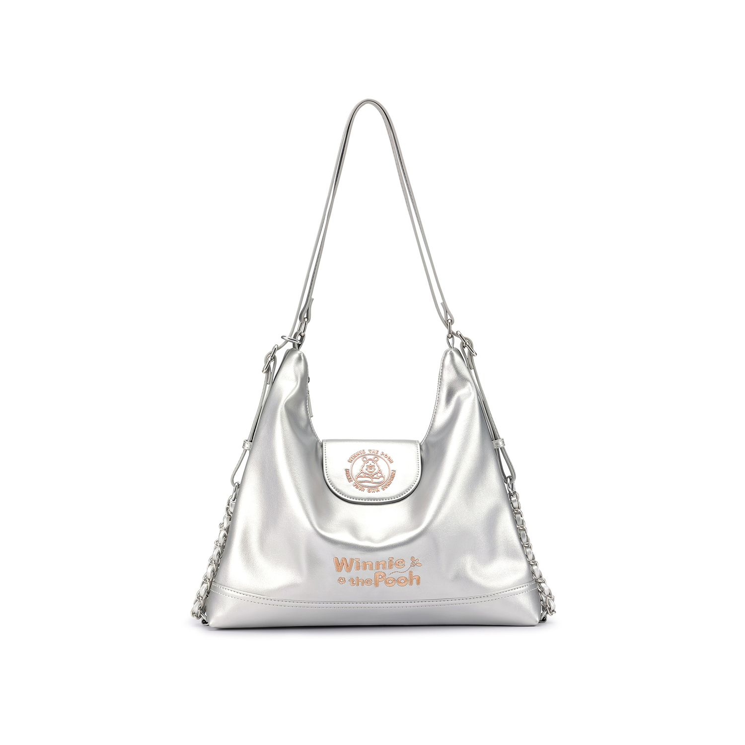 

Disney Сумка через плечо из искусственной кожи, Mountain Spring Silver[1 Pack 3 Uses]