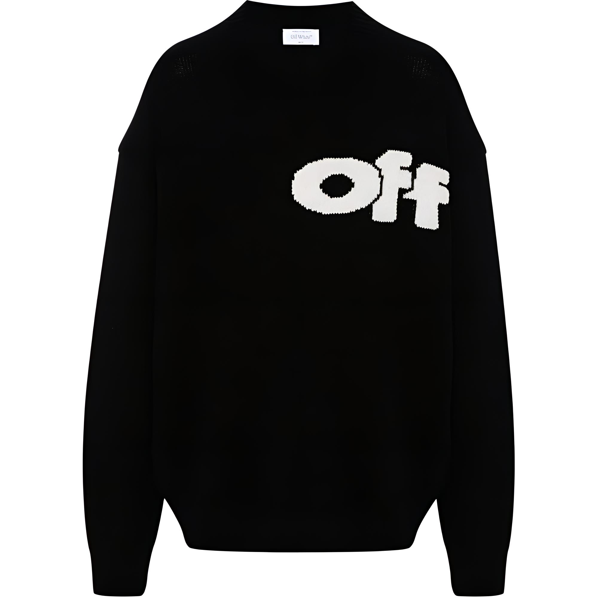 

OFF-WHITE OFF WHITE свитер с общим логотипом