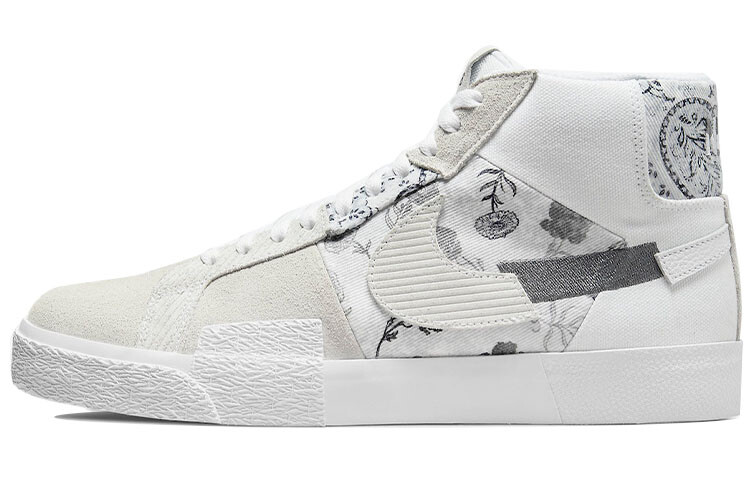 

Кроссовки Nike Sb Zoom Blazer Mid Premium Floral White Grey