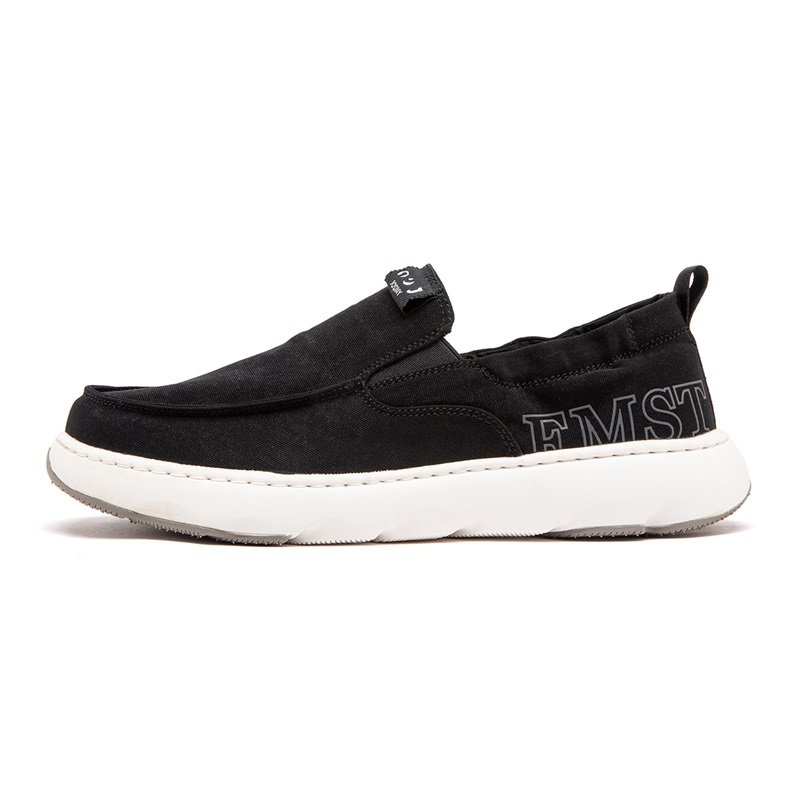 

JOSINY Амортизирующие противоскользящие дышащие низкие повседневные туфли мужские черные