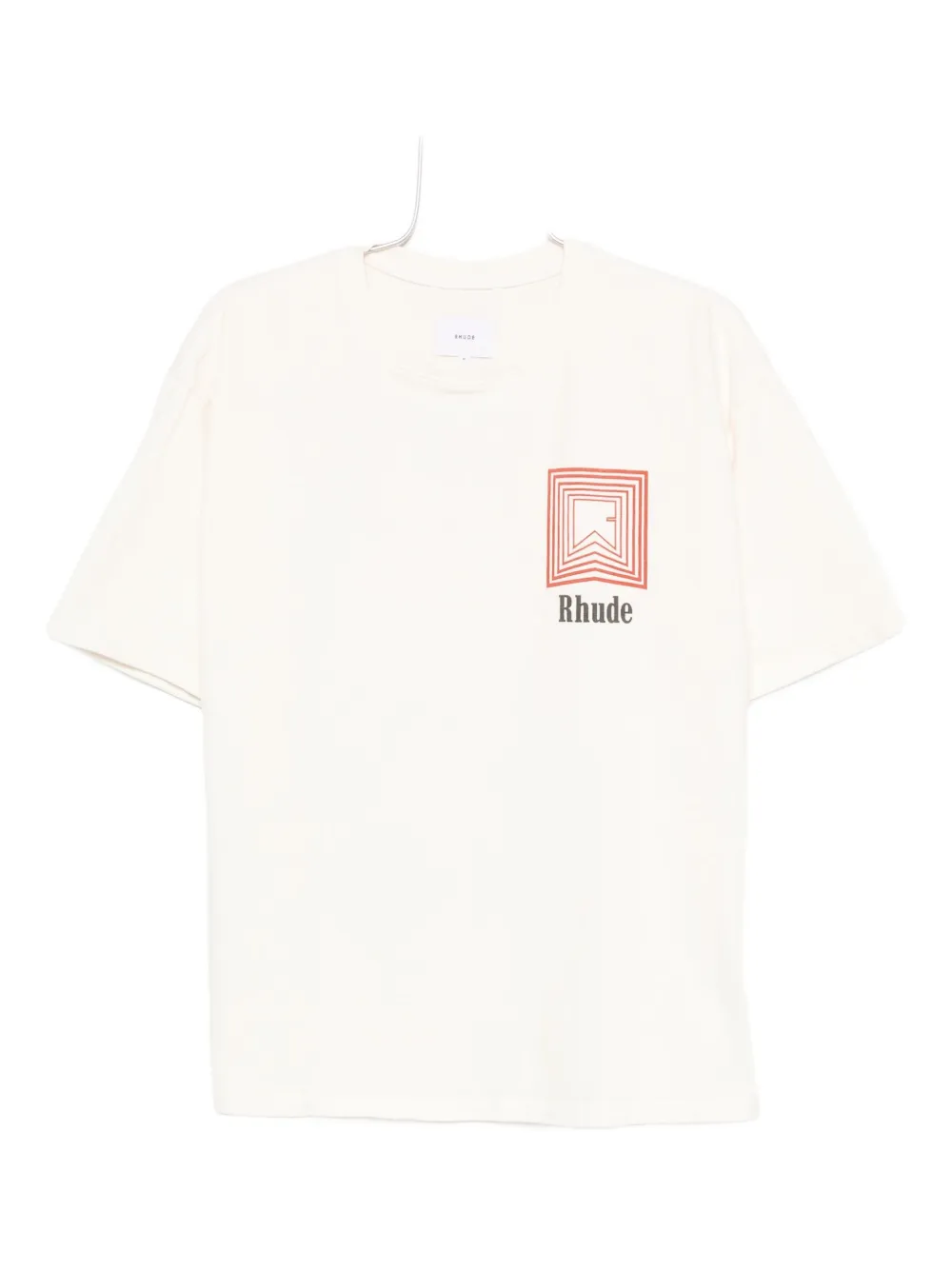 

Футболка с логотипом RHUDE, белый