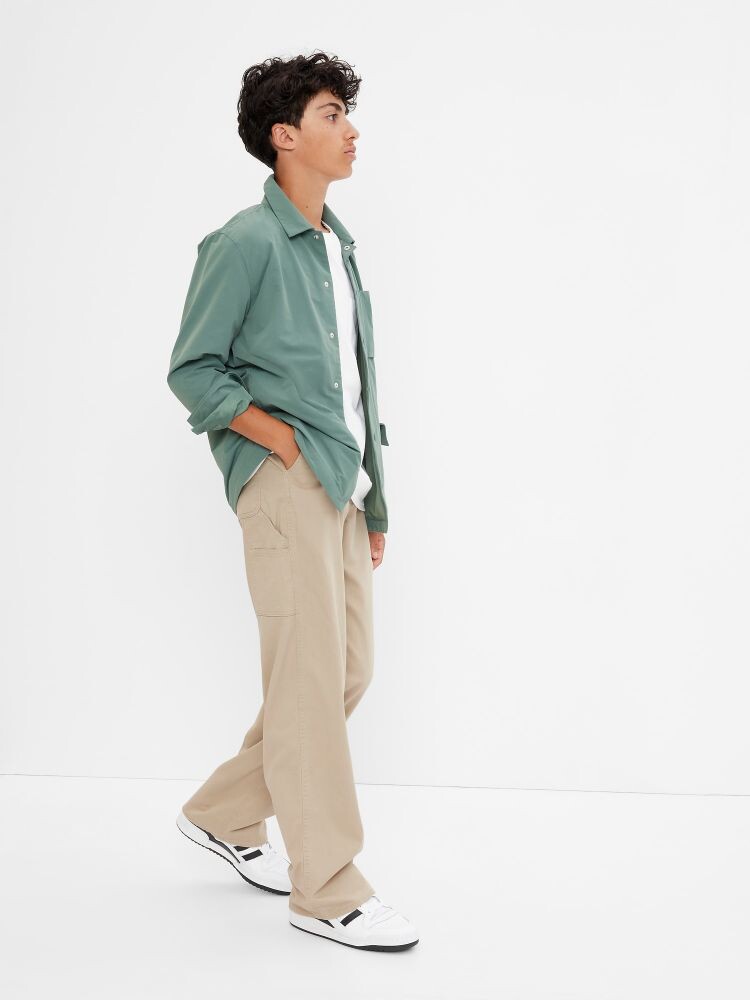 

Подростковые штаны плотника Gap, бежевый