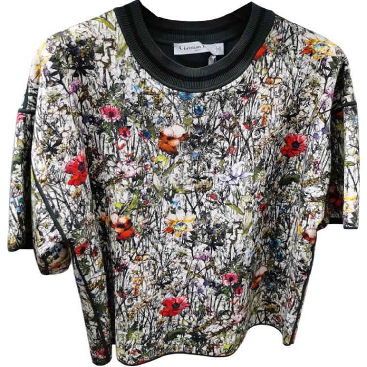 

Трикотажная женская футболка Multicolor DIOR