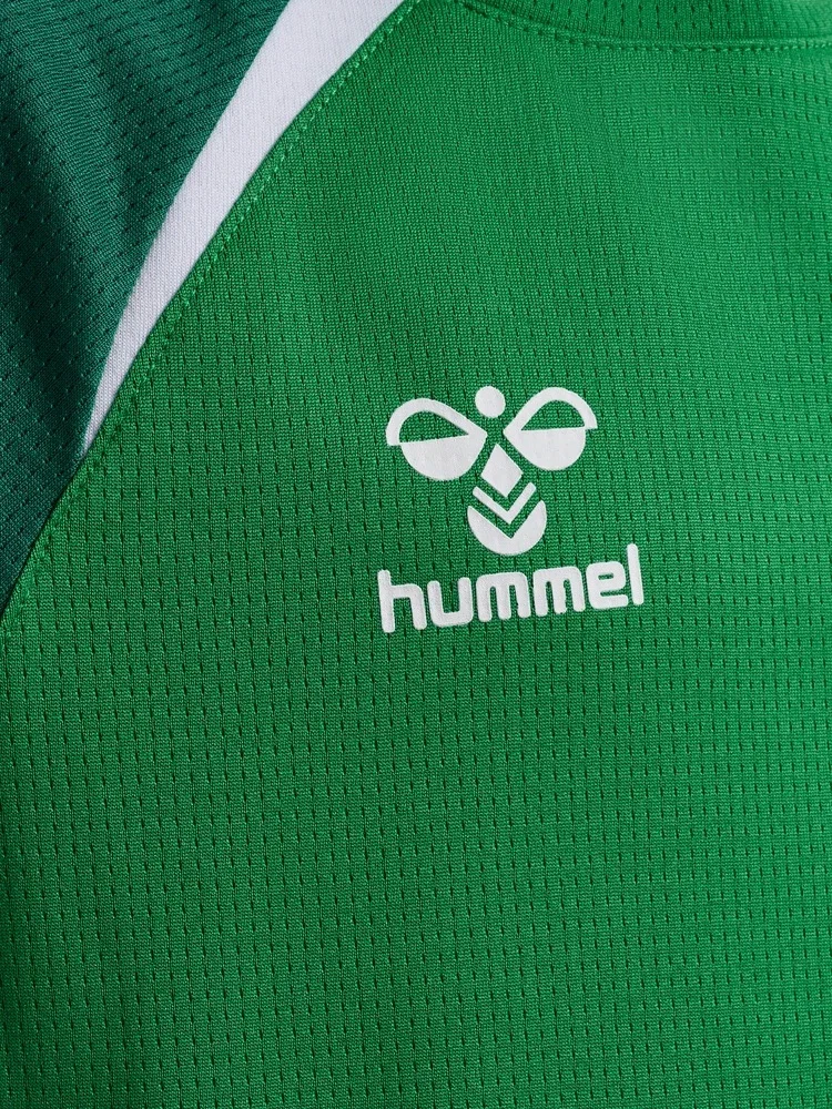 Футболка детская спортивная Lead 2.0 Jersey S/S Hummel, зеленый — фото 3