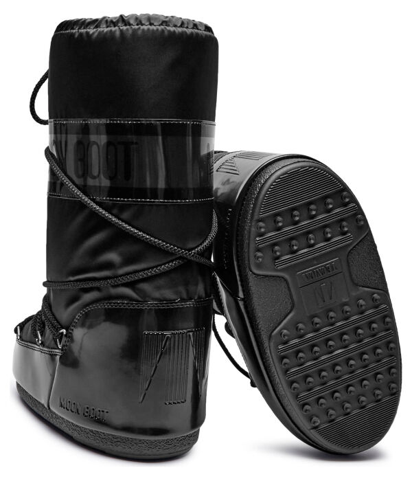 Зимние ботинки женские Moon Boot Icon look утепленные, черный — фото 4