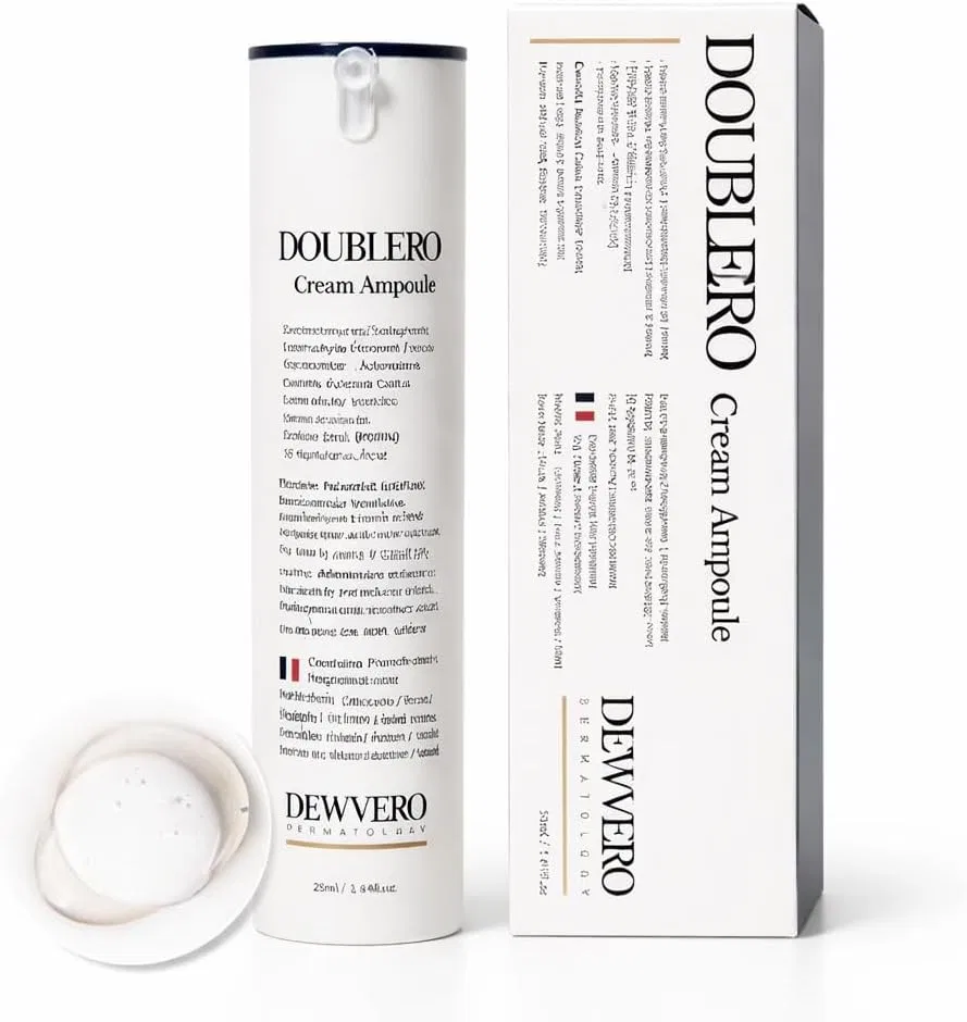 Дневной крем-ампула Dewvero Double Loomed Cream Ample, 50 мл
