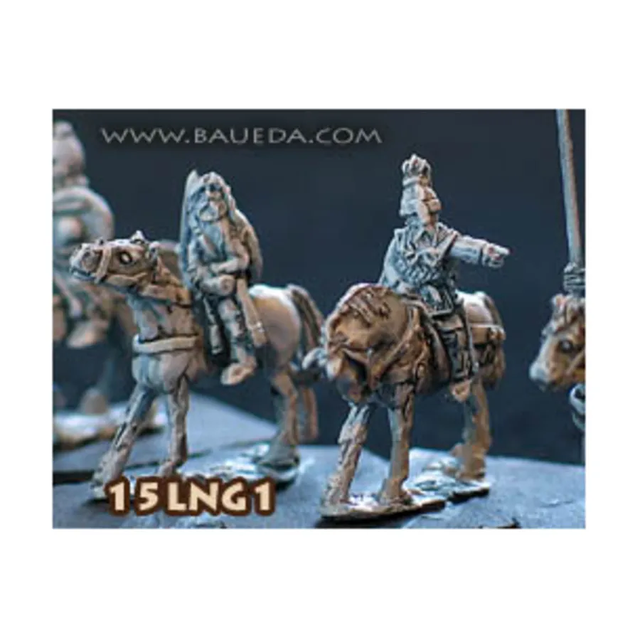 

Ломбардское конное командование, Historical Miniatures - Lombards (15mm) (Baueda)