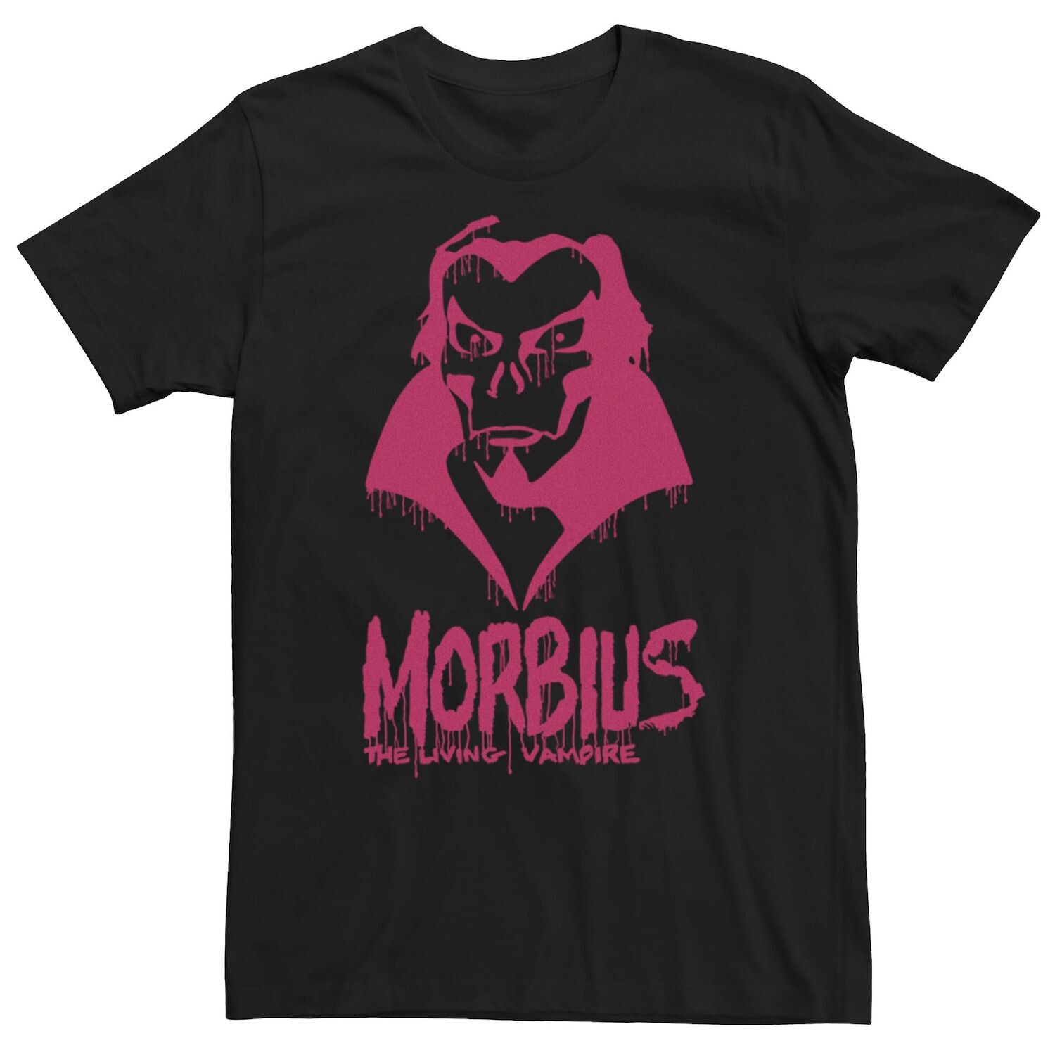 

Мужская футболка с каплями краски Morbius The Living Vampire Marvel, черный