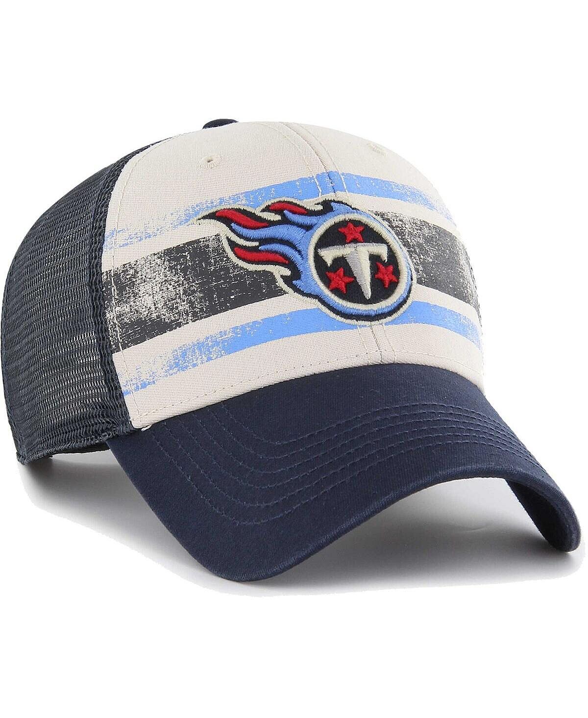 

Мужская кремовая регулируемая кепка Tennessee Titans Breakout MVP Trucker '47 Brand