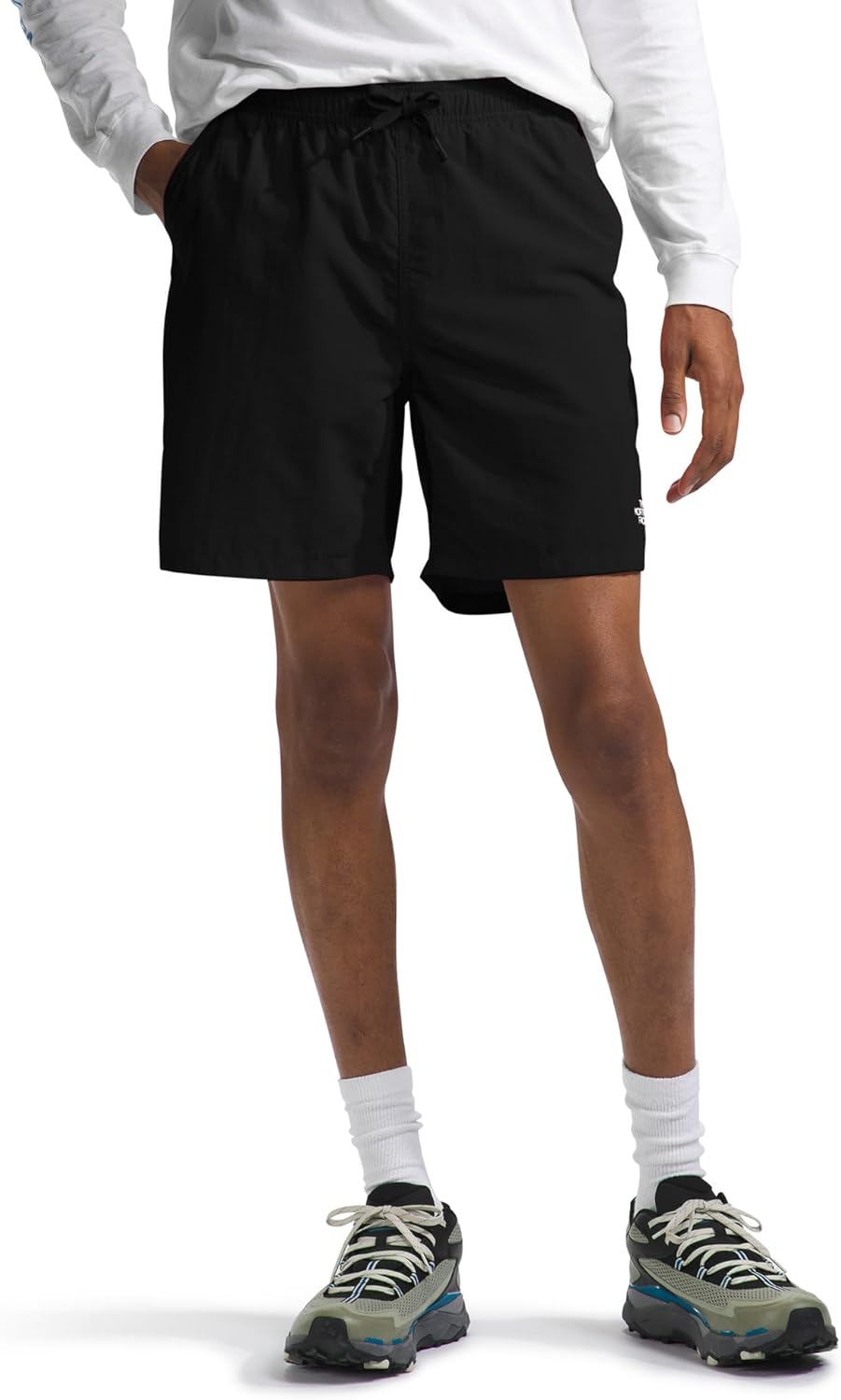 

The North Face мужские шорты Action Shorts 2.0 | Легкие и дышащие нейлоновые шорты с технологией Flashdry и регулируемым шнурком, Tnf Black